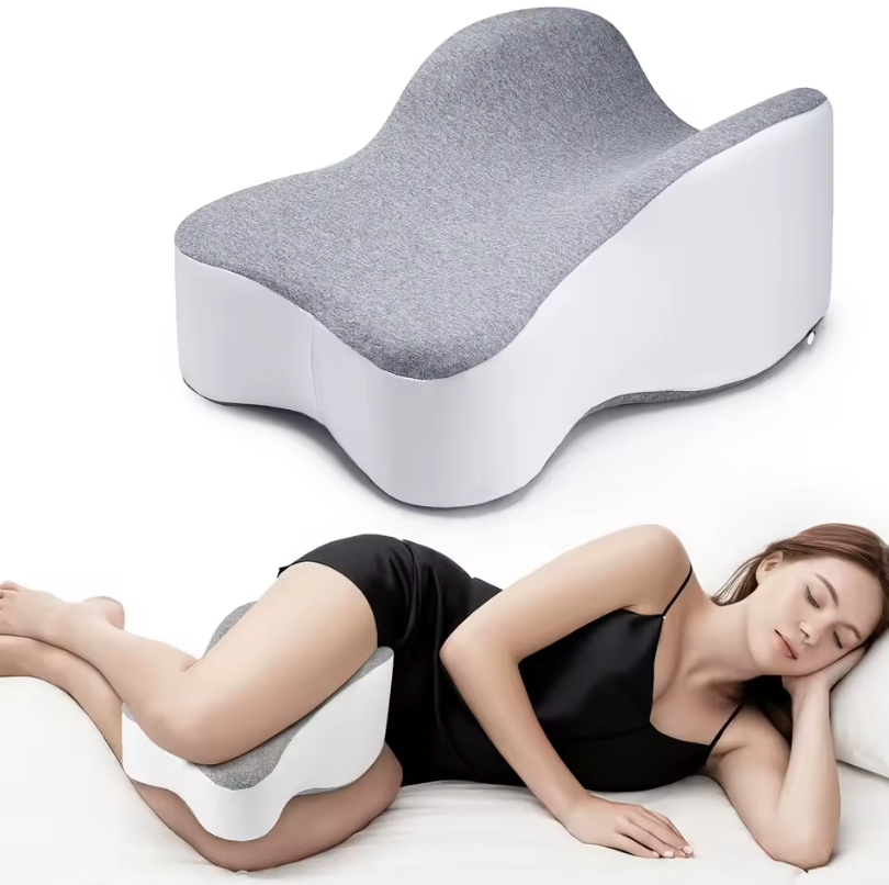 Memory Foam Knee Pillow for Proper Spinal Alignment