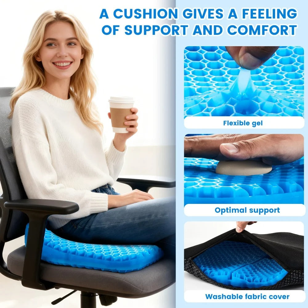 CloudCushion™ Honeycomb Seat Cushion