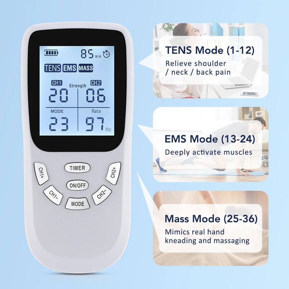 BackBuddy TENS Muscle Stimulator Pro for Sciatica Pain Relief